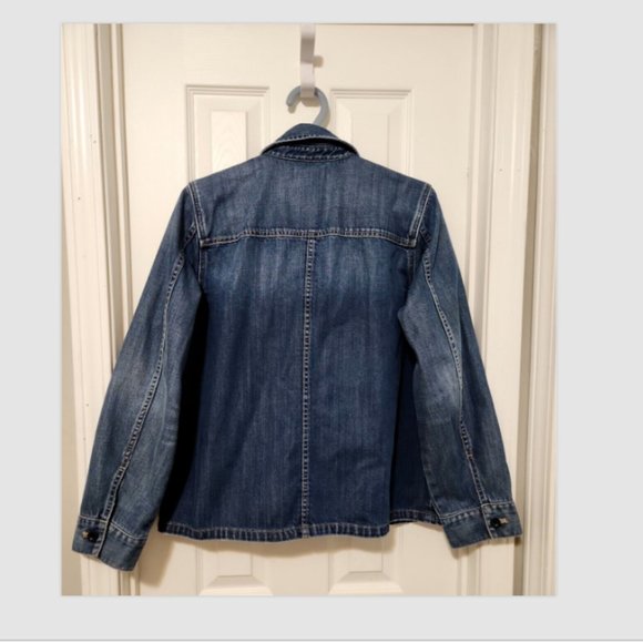 Madewell Denver Chore Denim Button Down Jean Jacket - Picture 6 of 11